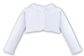 White Sarah Louise Cardigan 006686
