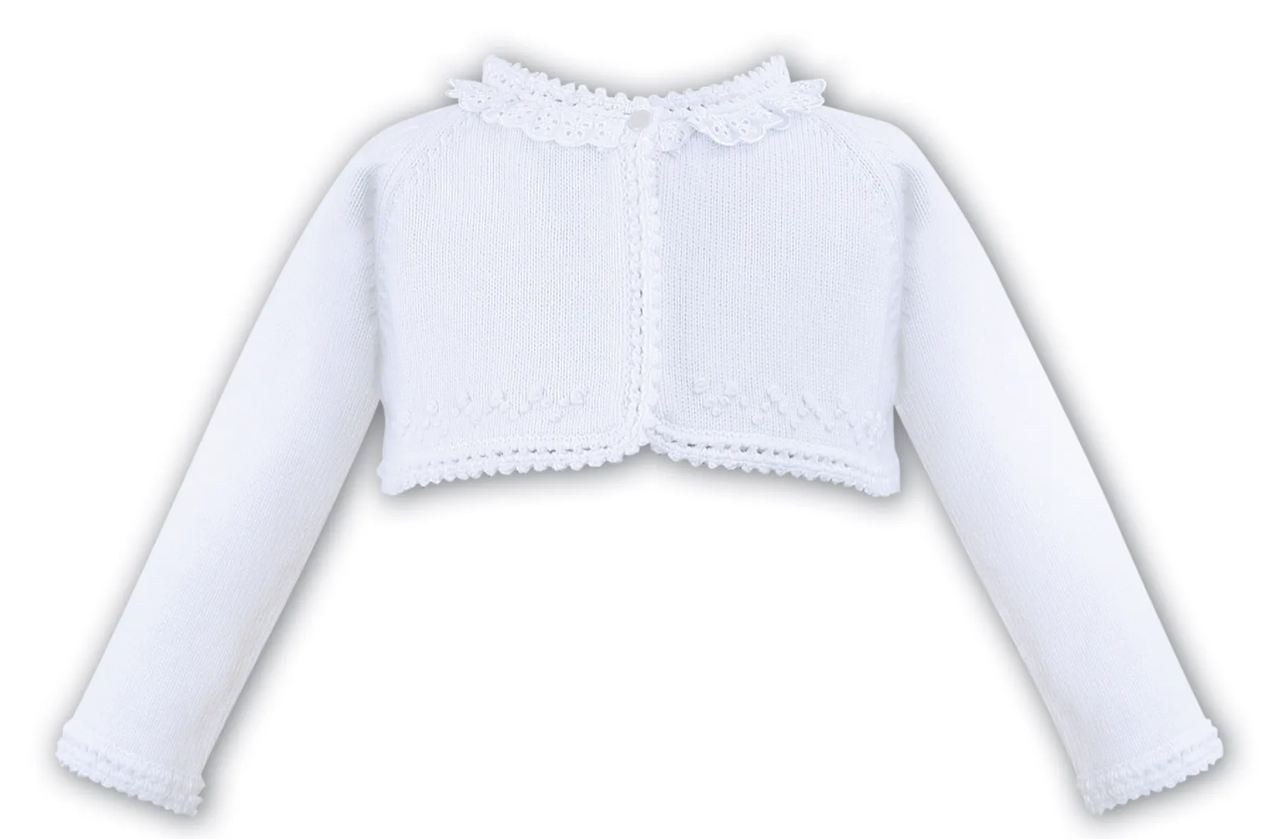 White Sarah Louise Cardigan 006686