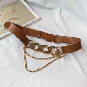 Youthful Versatile Casual Belt in PU Leather